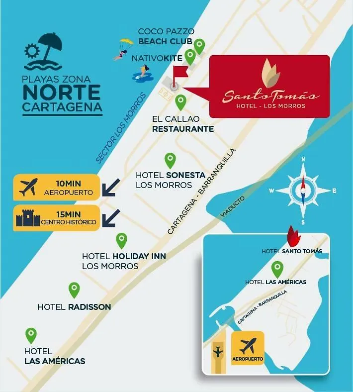 Hotel Santo Tomas Los Morros Cartagena